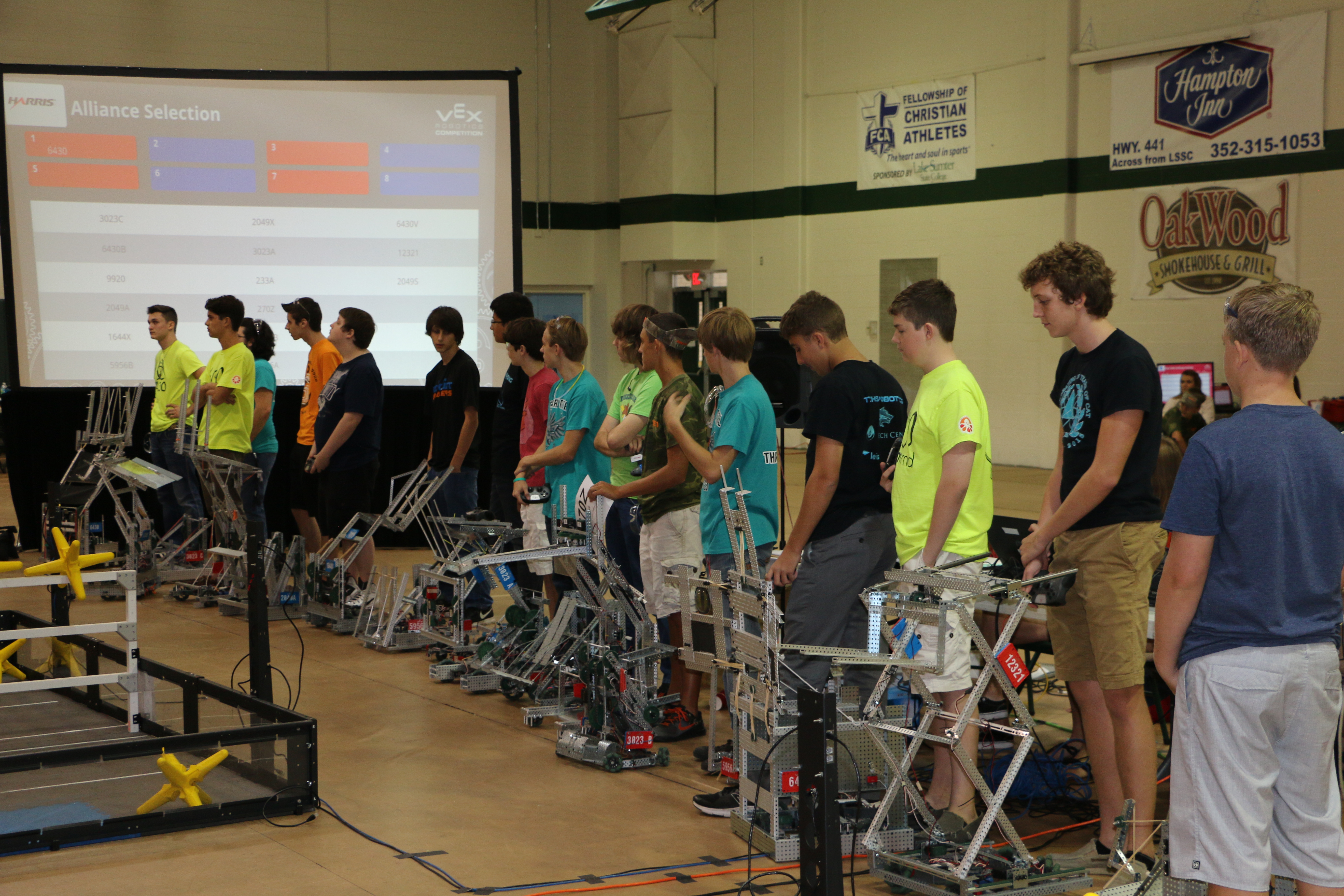 Robot round up for St. Petersburg Robotics first competition